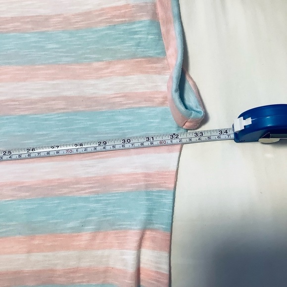 Torrid 6 Pink/Blue Multi Striped Dolman Top - Picture 9 of 10